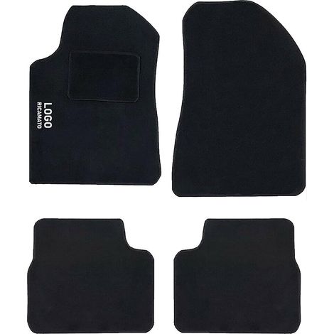 LUPEX SHOP - Tappetini auto compatibili per Giulietta del 2008, in moquette nera, anteriori e posteriori (1/3)