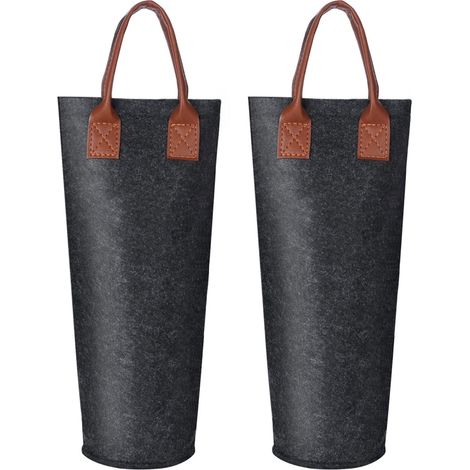 Sac isotherme vin bouteille unique, pochette feutrée rembourrée portable, sac réfrigéré transport vin pour voyage pique-nique plage cadeau. (1/5)