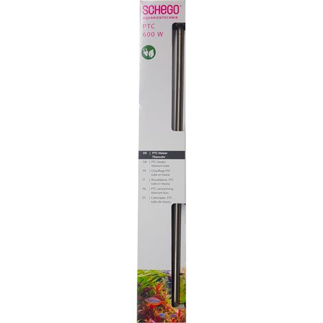 SCHEGO PTC-Heizer Titanrohr - energieeffizienter Aquarium Heizstab - 600W (1/2)