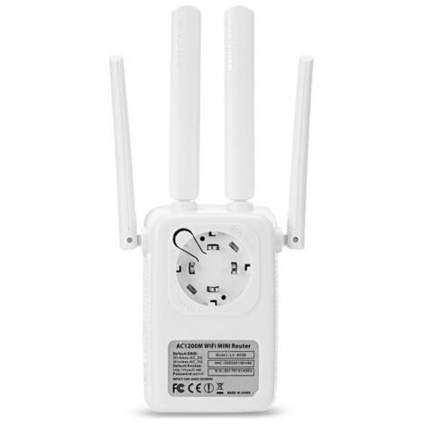 Routeur réseau sans fil Wi-Fi 1200M, amplificateur de signal, répéteur/extenseur haute puissance 5G AC05 (1/3)