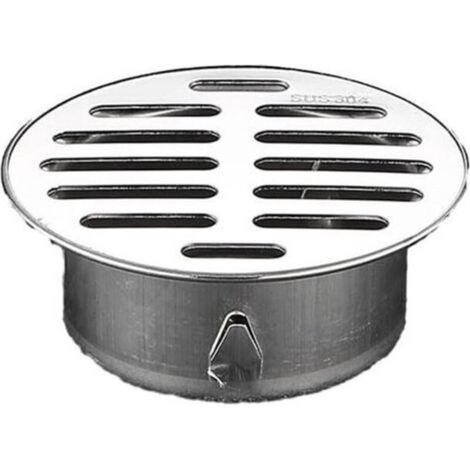 Siphon De Sol - Acier Inoxydable - Diamètre 83 Mm - Pour Salle De Bain Et Extérieur - 1 Pièce (1/5)