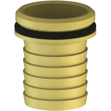 JS VATERTEIL MIT WULST U.DICHTUNG 1 1/4"x1 1/4", MESSING