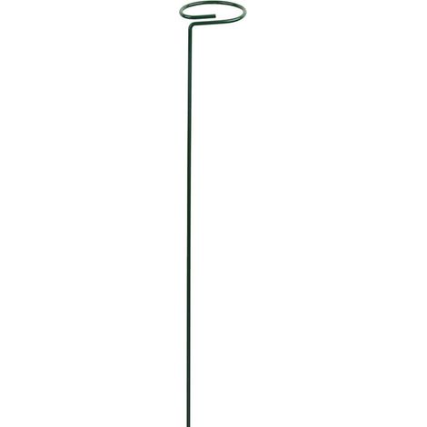 Support Pour Plantes - En Fer Revêtu De Plastique Vert - Hauteur 20 À 50 cm - Diamètre 6,3 cm - Pour Rosiers Orchidées Tournesols Et Autres Plantes Tiges Uniques - 1 Pièce (1/5)