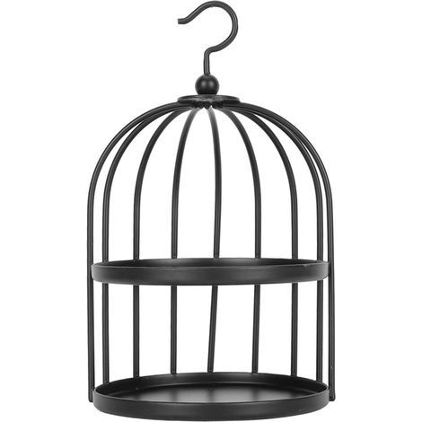Chauffe-cire à cacheter style cage à oiseaux noir avec crochet suspendu - Four à cire métallique robuste pour artisanat DIY (1/5)
