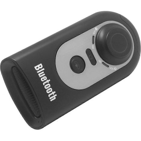 Bluetooth-Freisprecheinrichtung für das Auto, laute Lautsprecherfunktion, Unterstützung für Siri und Google Assistant, Lautstärkeregler, kabelloser Freisprechlautsprecher mit Visier