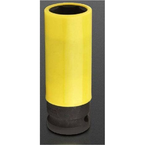Werkzeug zum Entfernen von Autoreifenschrauben, gelber 1/2"-Innensechskantkopf, Reifenschutzhülse (19 mm)