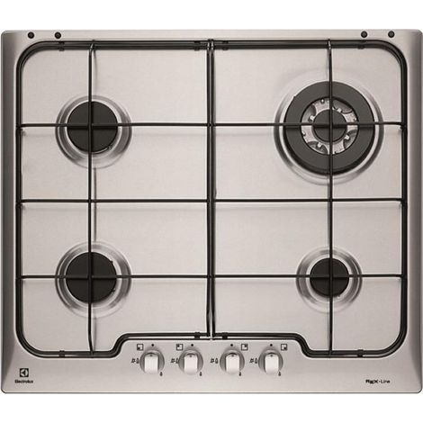 Electrolux Piano Cottura PX640UV a Gas 4 Fuochi Gas Colore Inox Serie Soft (1/2)