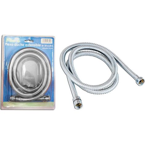 pluvia flexo ducha inox exten 1.80 -2.30 mts ø14 mm doble engati bf0018 (1/2)