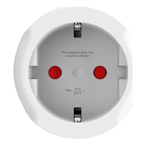 ADAPTATEUR DE VOYAGE EUROPE VERS SUISSE + ITALIE + BRÉSIL - POUR APPAREILS À 2 ET 3 PÔLES (MISE À LA TERRE OU PRISE EURO)