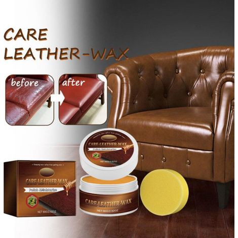 Cire Pour Cuir - Réparation Rayures Cuirs Sièges Voiture Meubles - 80 G (1/5)