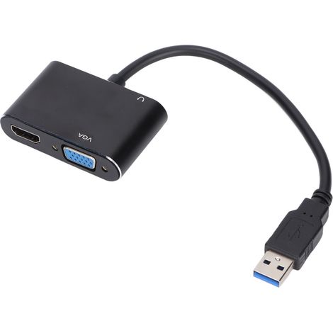 Adaptateur Double Moniteur USB vers HDMI 1080P pour Affichage Haute Définition (1/5)