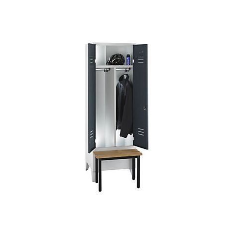 Wolf  Armadietto sporco/pulito Berlin 2 con panca  parete