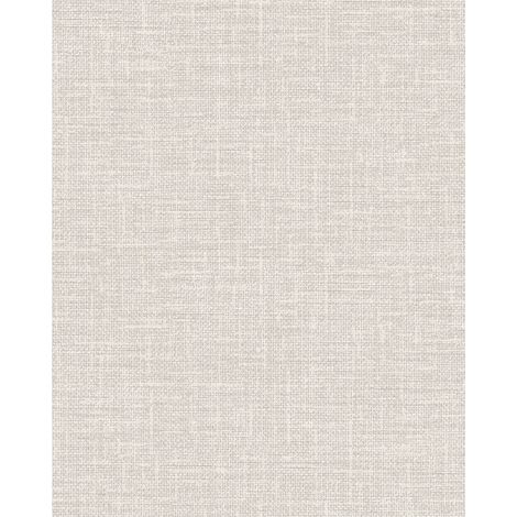 Fabric look wallpaper wall Profhome DE120112-DI hot embossed non-woven wallpaper embossed Ton-sur-ton matt beige cream 5.33 m2 (57 ft2)