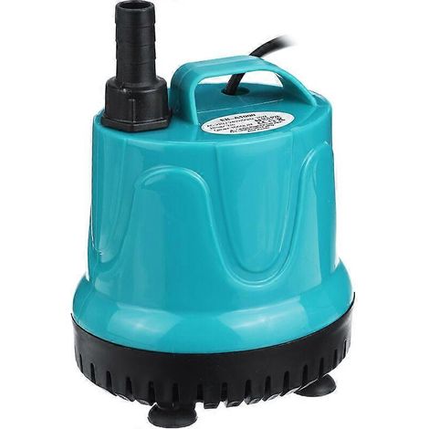 Pompe submersible à aspiration par le bas de 450 GPH (1700 litres/heure, 25 watts), avec 3 buses, hauteur de refoulement de 6,5 pieds, cordon d'alimentation de 6 pieds, compatible avec les aquariums e (1/5)