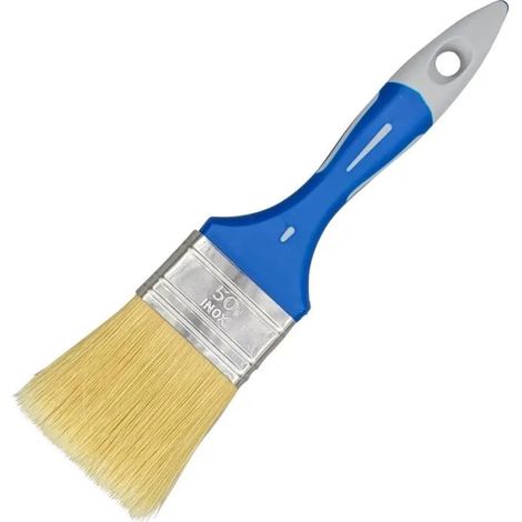 Pincel savy plano bimaterial ergonómico sin pérdida cerdas