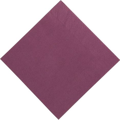 Serviette Ouate Prune 330 mm Lot de 1000 - Duni (1/2)