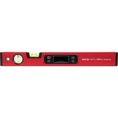 Digitale Wasserwaage 40cm 2 Libellen Winkelmesser mit Magnet (1/5)
