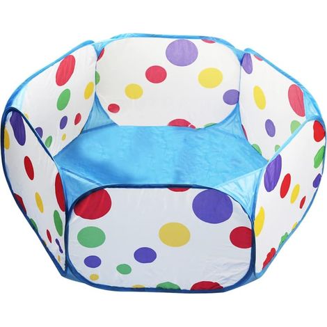Parc de jeu portable pour petits animaux - Clôture d'exercice pliable pour animaux domestiques - Parc de jeu pour cochon d'Inde, hamster, chinchillas et hérissons - Bleu (1/5)