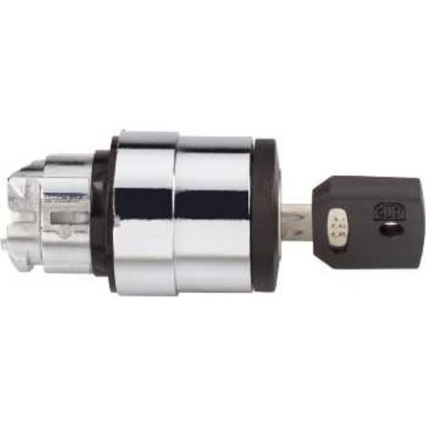Tête Bouton Tournant à clé 421E Harmony XB4 diam. 22 2 position fixe retr G SCHNEIDER ZB4BG212