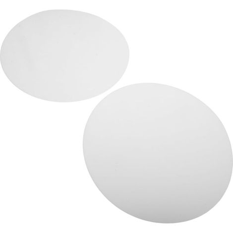 2 paralumi rotondi in acrilico, spessore 1 mm (1/5)