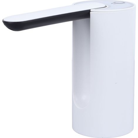 Wasserflaschenpumpe, weißer Trinkwasserspender, faltbar, Ein-Knopf-Bedienung, tragbarer elektrischer Wasserspender (1/5)