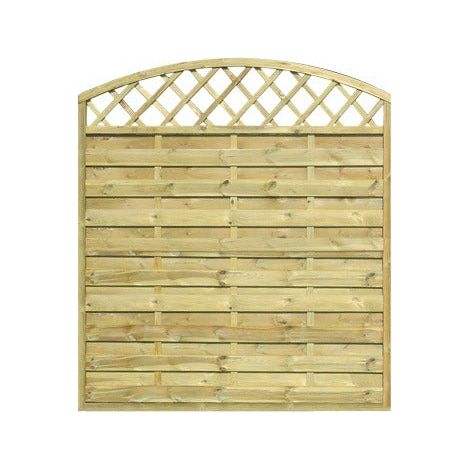 Pannello barriera da giardino ad arco impregnato LASA (1/3)
