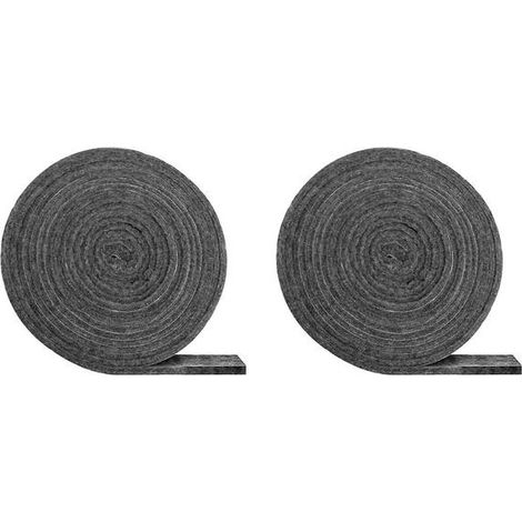 Lot de 2 joints de grille haute température pour couvercle en céramique Big Green Egg, joint auto-adhésif de 4,57 m de long. (1/5)