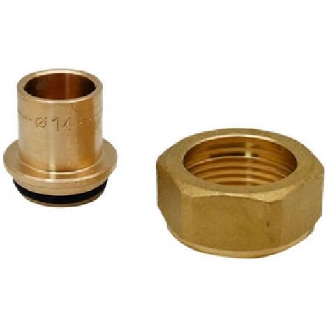 RACCORDO GAS A SALDARE K2 TC TC 3/4&quot X 14 mm