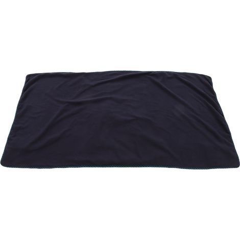 Couverture chauffante électrique à chauffage rapide USB, couverture d'appoint avec grande surface de chauffe pour étudiants et employés de bureau, bleu foncé (1/5)