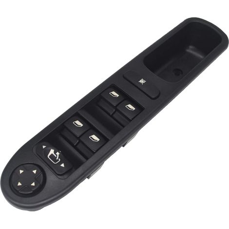 Lntyq Bouton Lève vitre 207, Interrupteur Commande Platine Leve Vitre électrique 6554.QG 6490.EH, 17 Pins