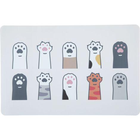 Set pour Ecuelles patounes 43 x 28 cm pour chat - zolux (1/2)