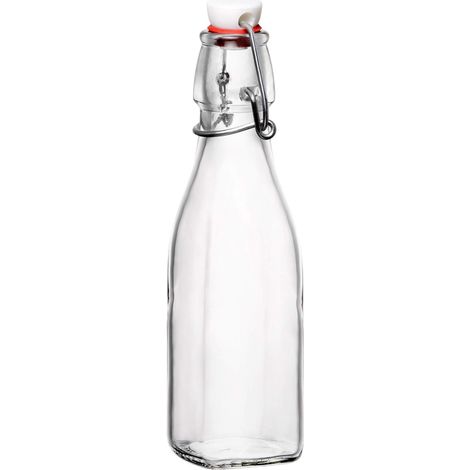 Bottiglia in vetro 250 ml con tappo a chiusura ermetico SWING Luigi Bormioli (1/5)