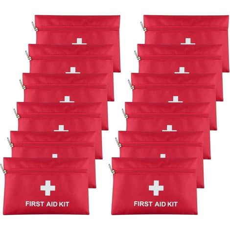 Trousse de premiers secours Rouge, compacte, étanche, Nylon, pour urgence & extérieur