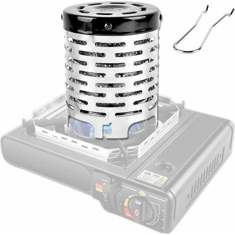 AGE Accessoires de chauffage de poêle à gaz, poêle de camping, radiateurs, accessoires de chauffage en acier inoxydable Mini hotte extérieure poêle tente chauffage (1/5)