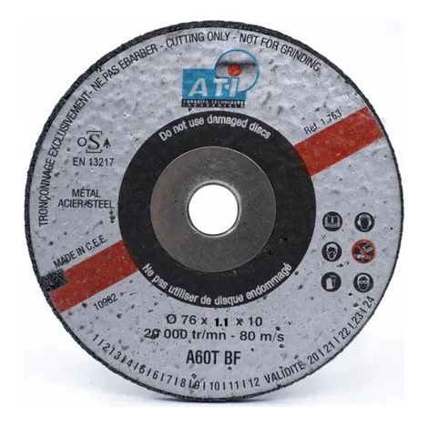 Scheibe für Karosserie DTC60P 76x1.1x10mm.