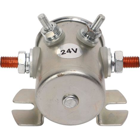 Relais Démarreur Moteur 200A 24V 1114208 Étanche Solénoïde pour Treuils Bateaux Club Car (1/5)