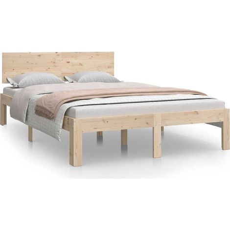 Maison Exclusive - Giroletto in Legno Massello 120x190 cm Small Double (1/5)