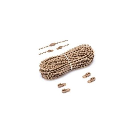 Cordon de chaîne perlé for Stores en Plastique - Réparation de chaîne de Boule de Stores Romains verticaux avec 2 Clips de connecteur (1/5)