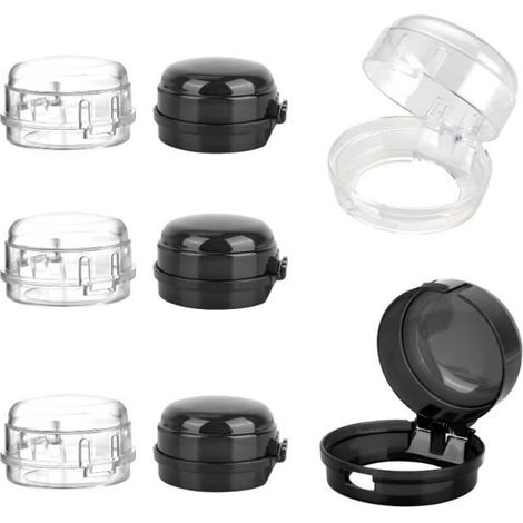 8 couvercles de sécurité pour bouton de cuisinière à gaz, protection pour interrupteur de plaque de cuisson, plaque de cuisson (1/4)