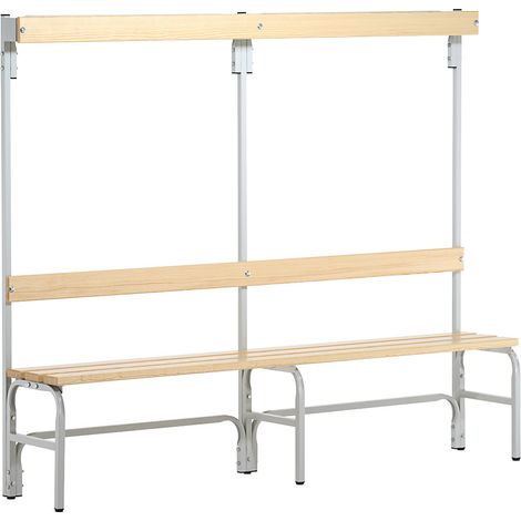 Sypro, Bancs avec portemanteaux pour vestiaires, simple face,