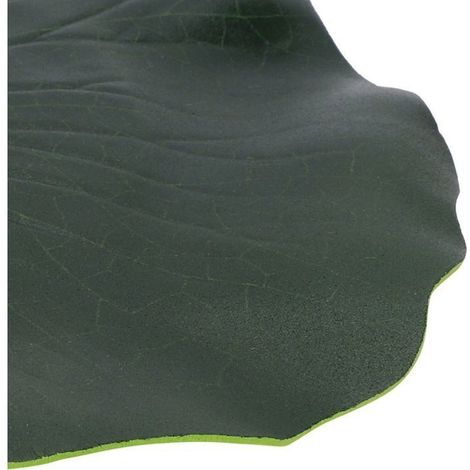 Plateau flottant - PZCC - Feuille de lotus - Plastique 29 cm - Solaire - Pour piscine et étang (1/5)