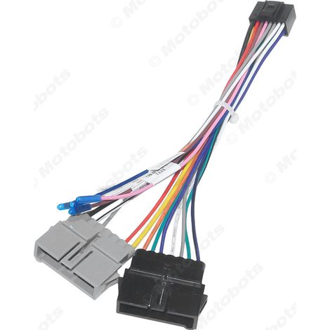 Applicable to 1998-2004 Jeep Grand Cherokee Palm 16P Android large screen navigation system power cable and audio/video tail cable modification (1/4)