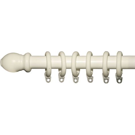 Scorritenda legno a strappo D35mm 160cm Bianco Emmegi