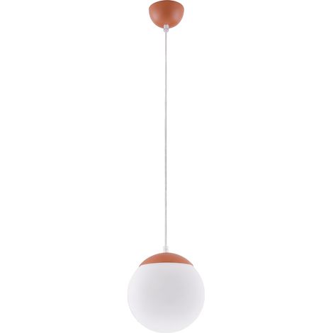 Lampade a sospensione Ugo ocra rossa 20x110x20cm Sollux (1/5)