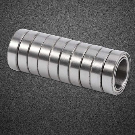 10 roulements à billes fins 6700ZZ 10x15x4mm avec double blindage, lot de 10 pièces (1/5)