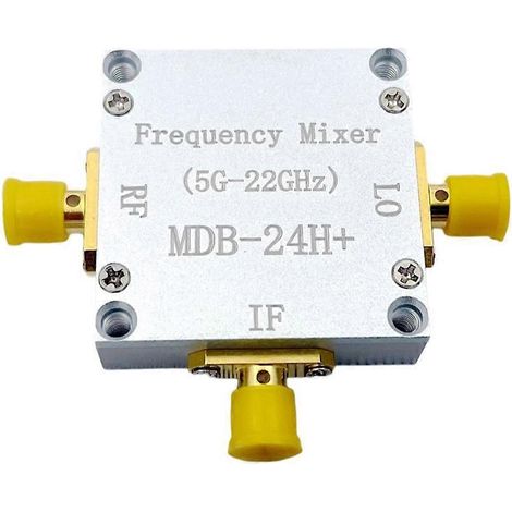 Mélangeur RF large bande MDB-24H+, 5-22 GHz, SMA 3,5 mm, conversion de fréquence montante/descendante (1/5)