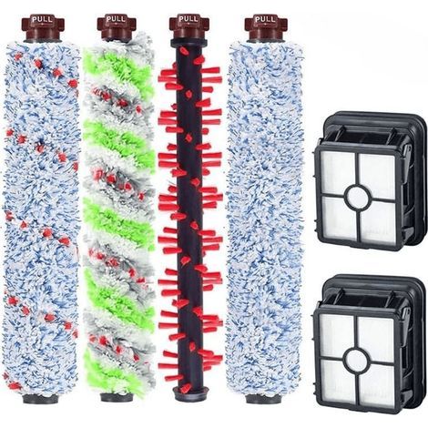 Zubehör für Bissell Crosswave 3-in-1: 1 Mehrzweck-Hauptbürste + 1 Tierhaarbürste + 1 Teppichbürste + 1 Bodenbürste (1/5)