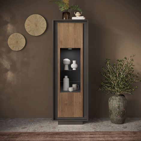 Vitrine moderne lave/mercure Rosine (1/4)