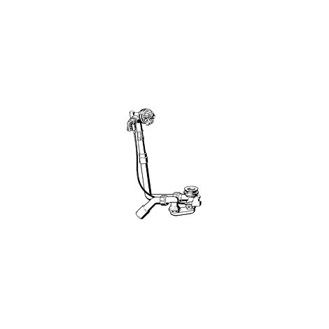 Set de desagüe y rebose extra largo Viega Multiplex Trio para bañeras especiales - 727987