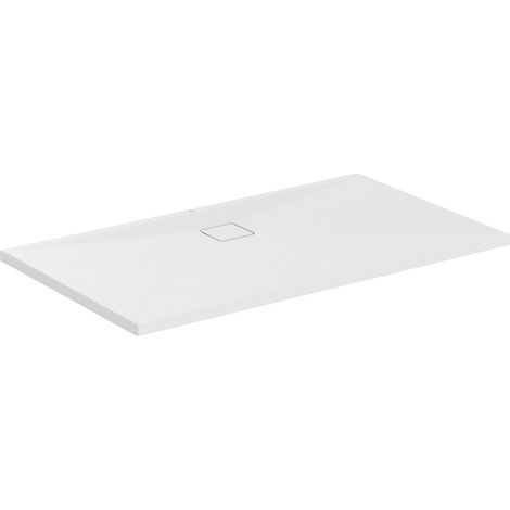 Receveur de douche antidérapant IDEAL STANDARD Ultra Flat Evo recoupable avec bonde longueur 140 x 80